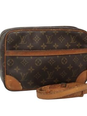 Authentic LOUIS VUITTON Monogram Danube Shoulder Bag M45266 LV